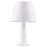 Varaluz Giustino 3 Light Table Lamp, Matte White/Matte White