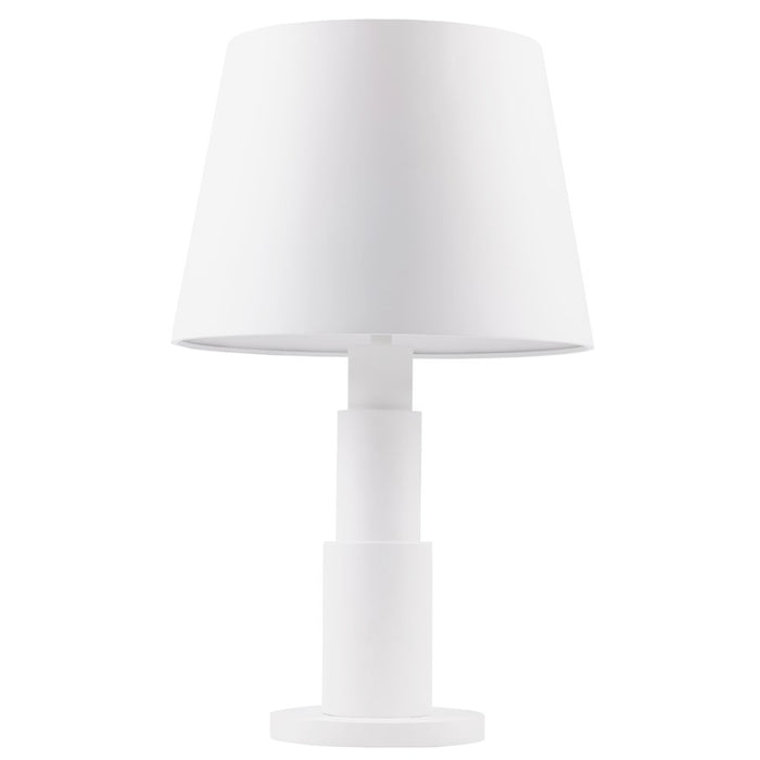 Varaluz Giustino 3 Light Table Lamp, Matte White/Matte White