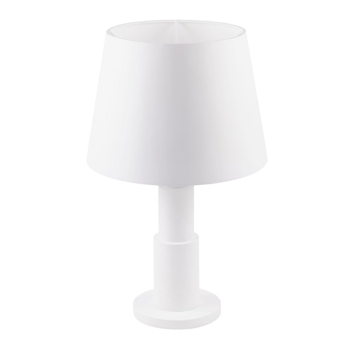 Varaluz Giustino 3 Light Table Lamp, Matte White/Matte White