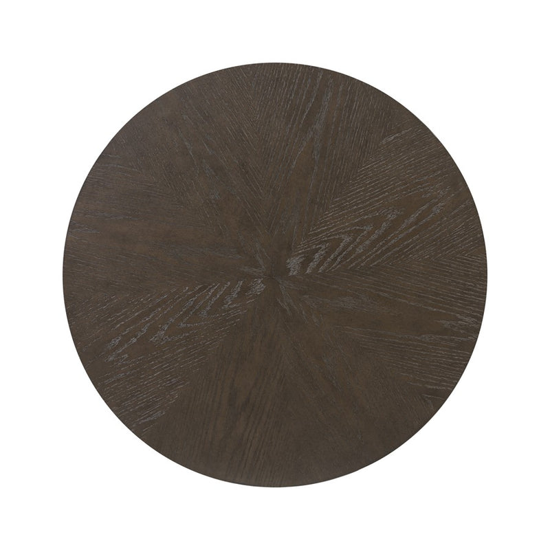 Varaluz Nob Hill Center Table, Aged Barrel/Dark Brown Oak