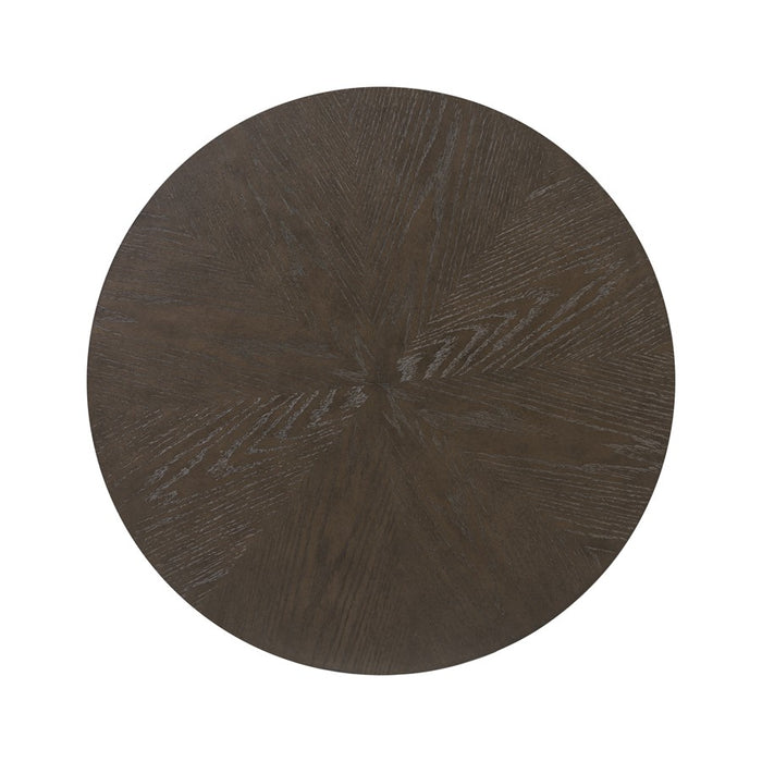 Varaluz Nob Hill Center Table, Aged Barrel/Dark Brown Oak