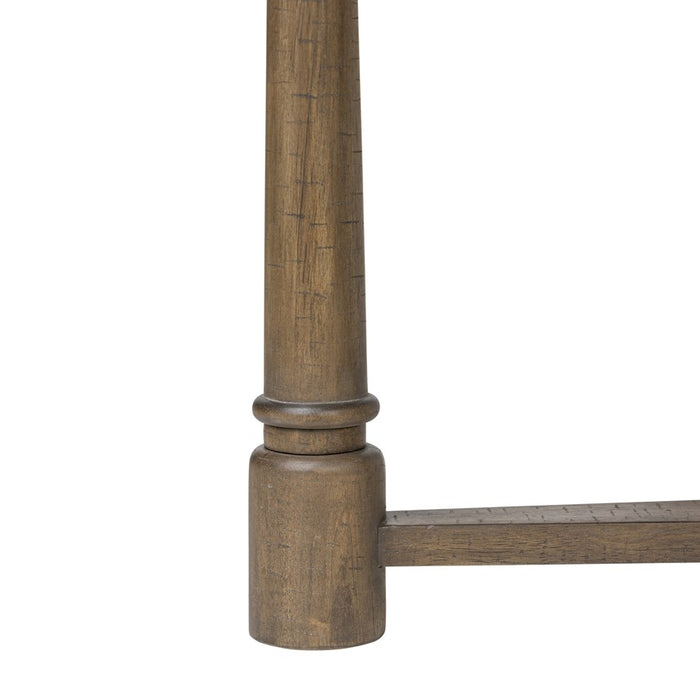 Varaluz Nob Hill Center Table, Aged Barrel/Dark Brown Oak