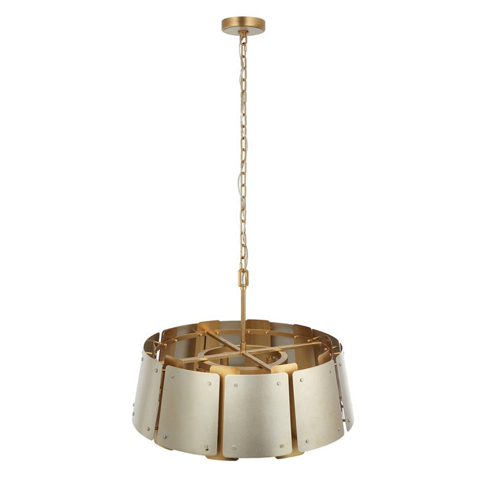 Varaluz Peep Show 5-Lt Pendant, Sunwashed Silver/Brushed Sienna