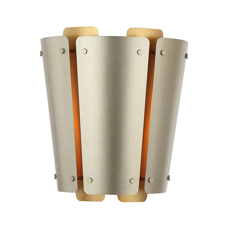 Varaluz Peep Show 1-Lt Sconce, Sunwashed Silver/Brushed Sienna - 518W01SSBS