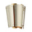 Varaluz Peep Show 1-Lt Sconce, Sunwashed Silver/Brushed Sienna