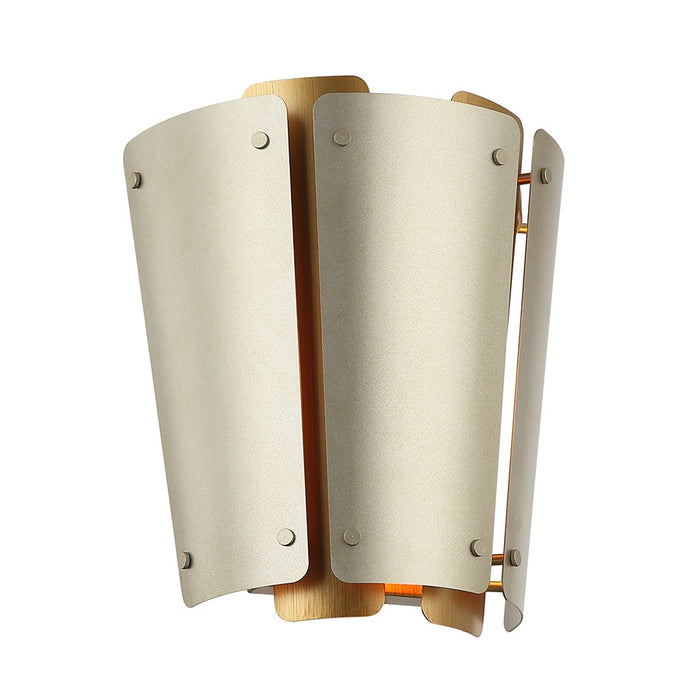 Varaluz Peep Show 1-Lt Sconce, Sunwashed Silver/Brushed Sienna