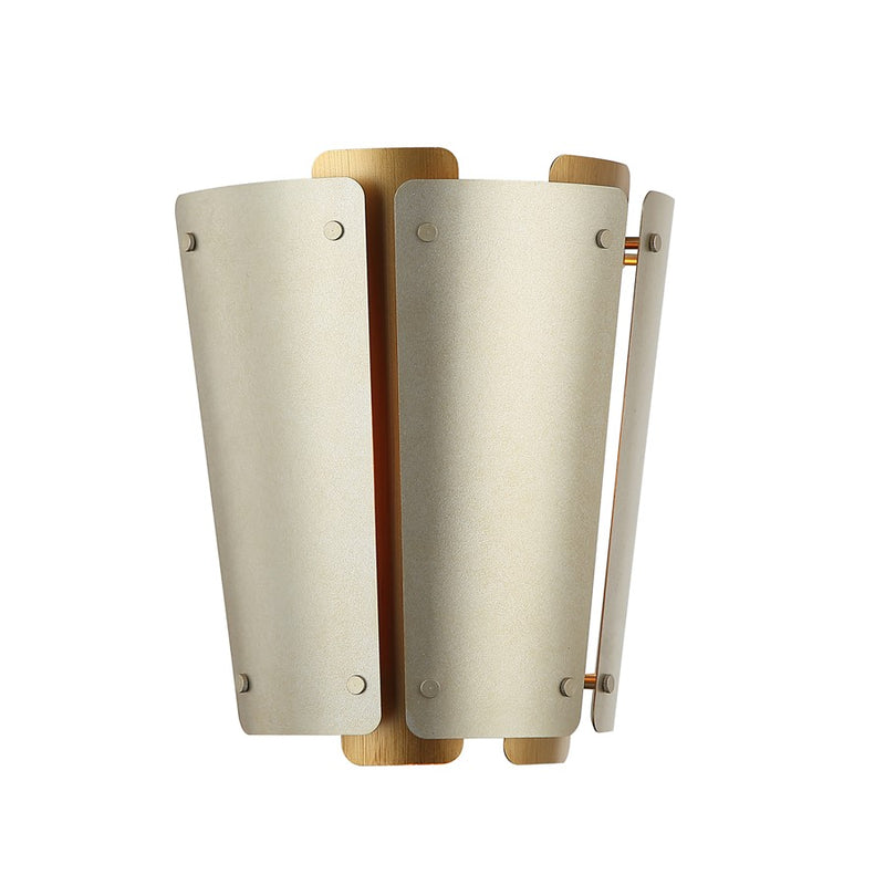 Varaluz Peep Show 1-Lt Sconce, Sunwashed Silver/Brushed Sienna