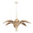 Varaluz Century Palm 6-Lt Chandelier, Country White