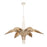 Varaluz Century Palm 6-Lt Chandelier, Country White
