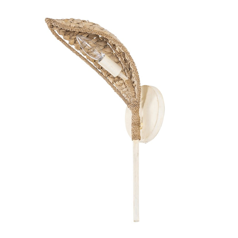 Varaluz Century Palm 1-Lt Sconce, Country White