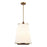 Varaluz Desert Flyer 3-Lt Foyer Pendant, Satin Brass/Medium Walnut