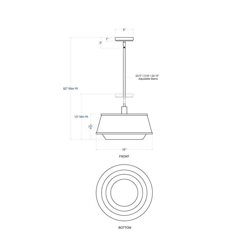 Varaluz Desert Flyer 3-Lt Pendant/Semi-Flush Mount, Brass/Walnut