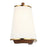 Varaluz Desert Flyer 2-Lt Sconce, Satin Brass/Medium Walnut - 520W02SBW