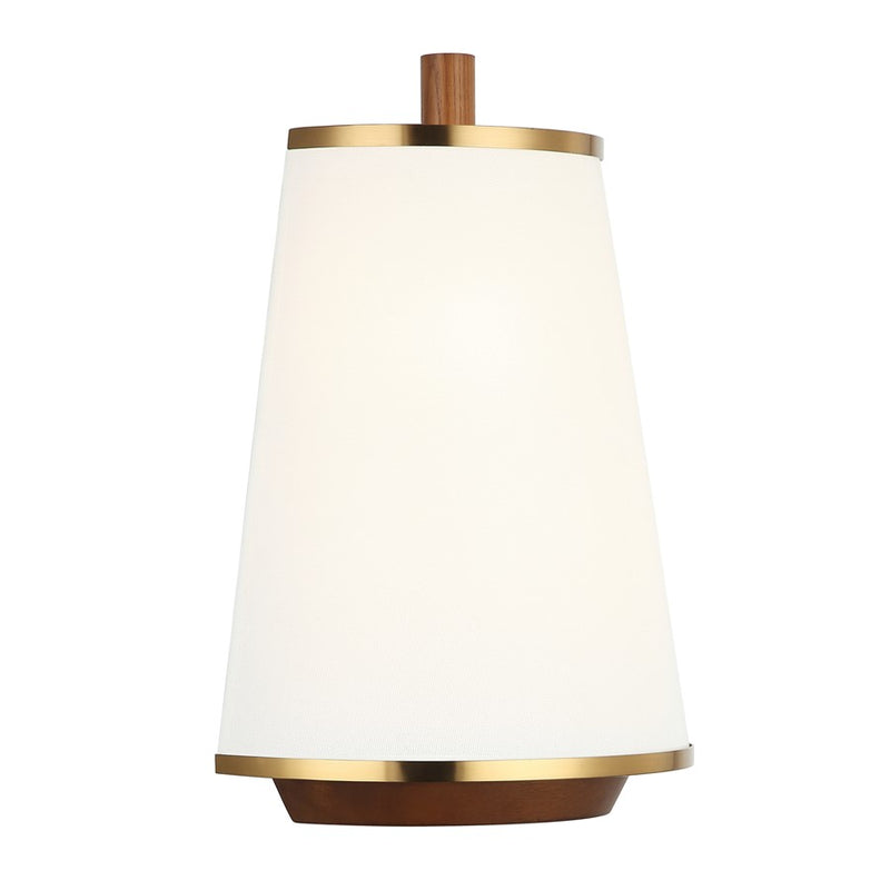 Varaluz Desert Flyer 2-Lt Sconce, Satin Brass/Medium Walnut