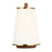 Varaluz Desert Flyer 2-Lt Sconce, Satin Brass/Medium Walnut