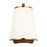 Varaluz Desert Flyer 2-Lt Sconce, Satin Brass/Medium Walnut