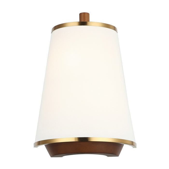 Varaluz Desert Flyer 2-Lt Sconce, Satin Brass/Medium Walnut