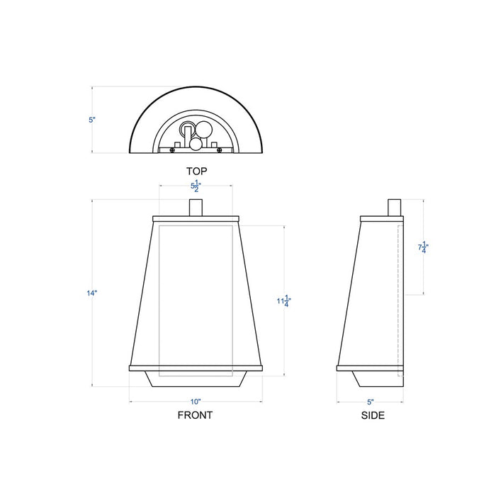 Varaluz Desert Flyer 2-Lt Sconce, Satin Brass/Medium Walnut