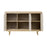Varaluz Montage Credenza, Light Oak/Parchment Wood