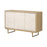 Varaluz Montage Credenza, Light Oak/Parchment Wood