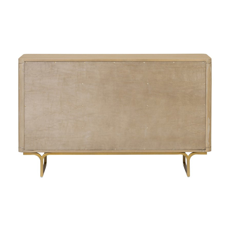 Varaluz Montage Credenza, Light Oak/Parchment Wood