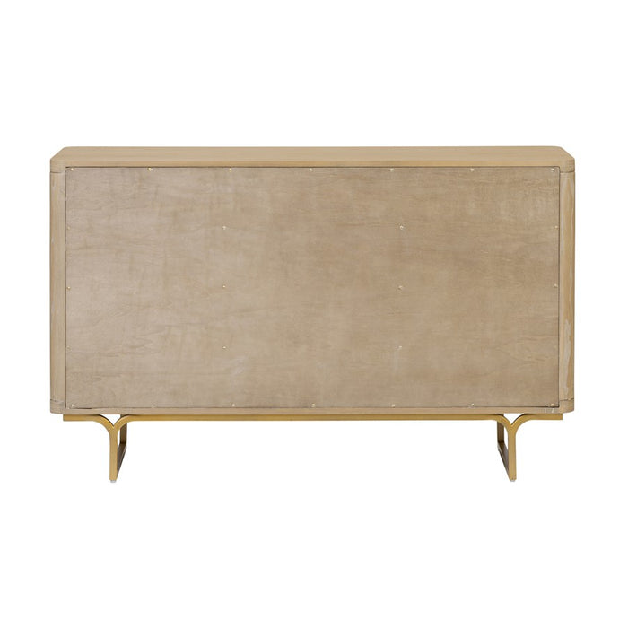 Varaluz Montage Credenza, Light Oak/Parchment Wood