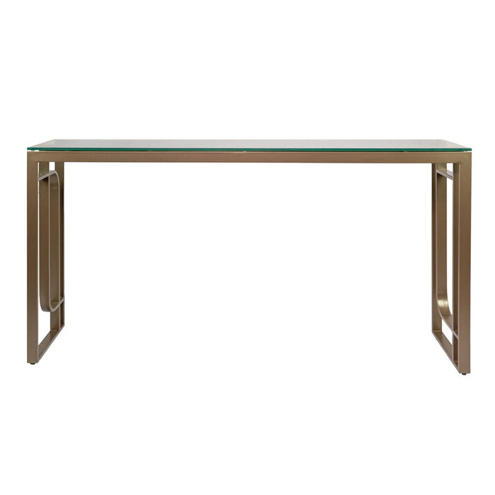 Varaluz Savoy Console Table, Bronze Patina