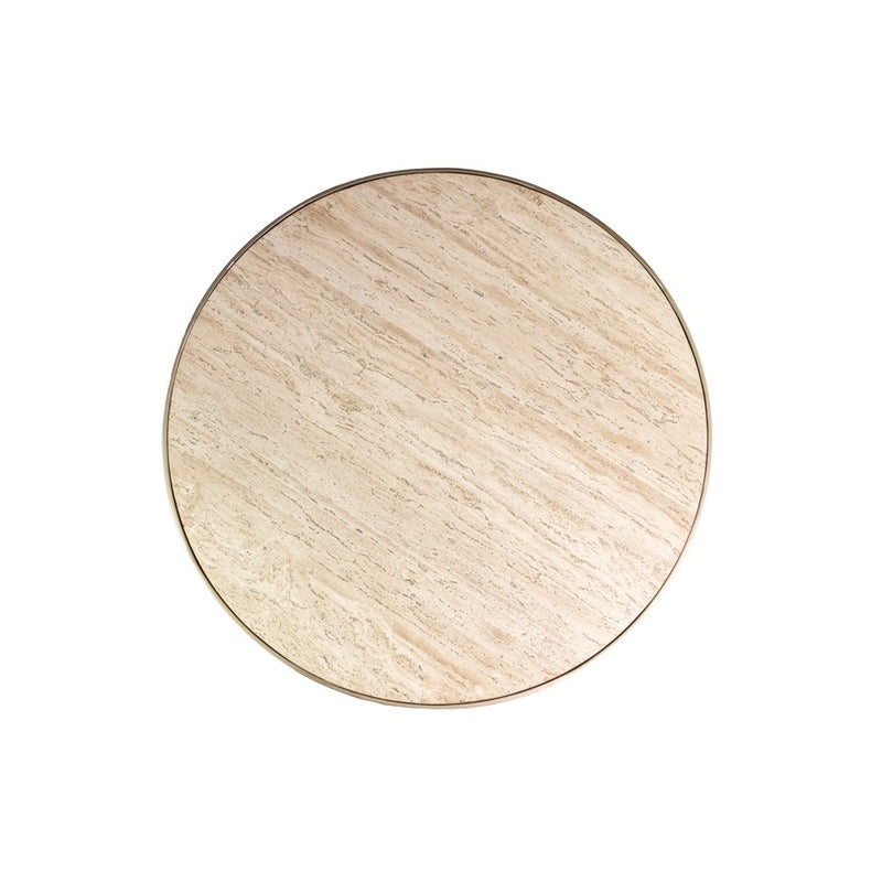 Varaluz Saint Regis Center Table, Moon Haze Silver Leaf