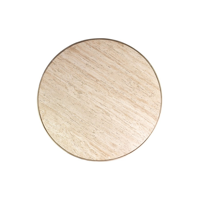 Varaluz Saint Regis Center Table, Moon Haze Silver Leaf