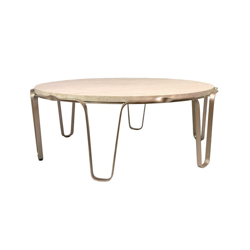 Varaluz Devereaux Coffee Table, Chablis Silver