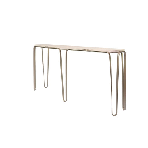 Varaluz Devereaux Console Table, Chablis Silver - 525TO62A