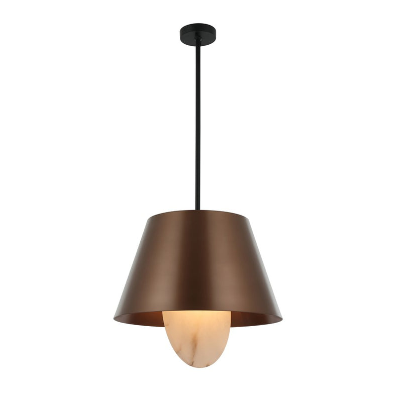 Varaluz Rock On 4-Lt Pendant, Brontourage/Matte Black