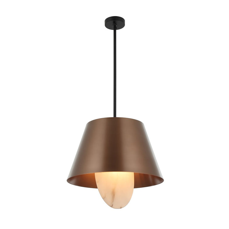 Varaluz Rock On 4-Lt Pendant, Brontourage/Matte Black