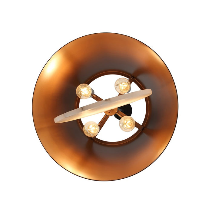 Varaluz Rock On 4-Lt Pendant, Brontourage/Matte Black