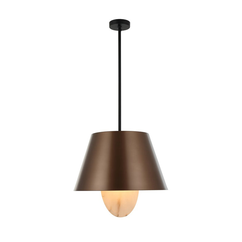 Varaluz Rock On 4-Lt Pendant, Brontourage/Matte Black