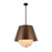 Varaluz Rock On 6-Lt Pendant, Brontourage/Matte Black