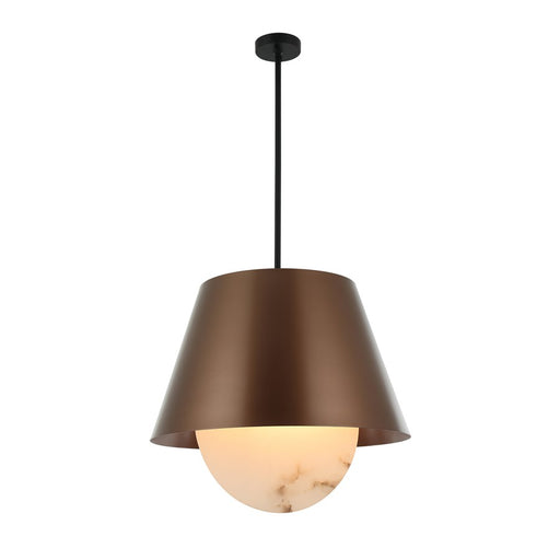 Varaluz Rock On 6-Lt Pendant, Brontourage/Matte Black