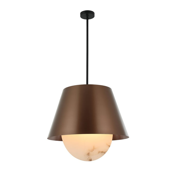 Varaluz Rock On 6-Lt Pendant, Brontourage/Matte Black
