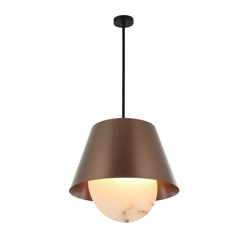 Varaluz Rock On 6-Lt Pendant, Brontourage/Matte Black