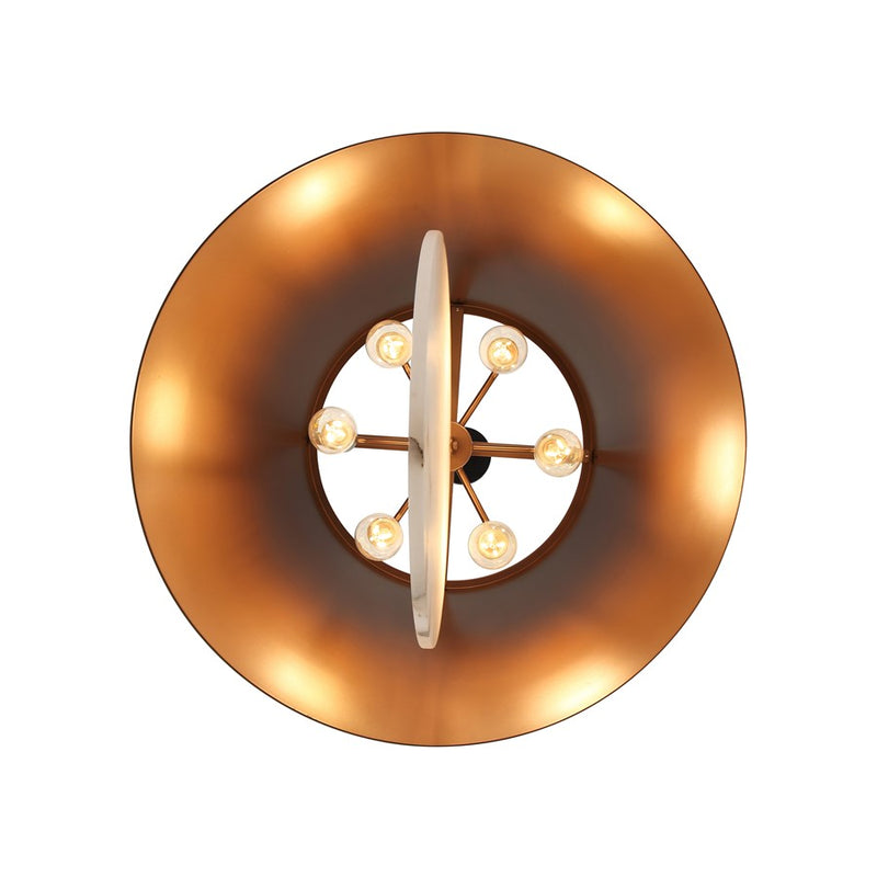 Varaluz Rock On 6-Lt Pendant, Brontourage/Matte Black
