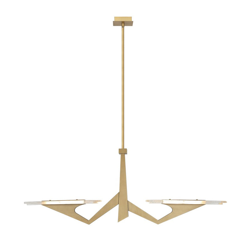 Varaluz Down the Wrong Path 2-Lt Medium Linear, Brass Kisser