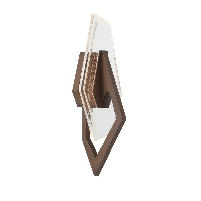 Varaluz Down the Wrong Path 1 Light Wall Sconce, Brontourage/Seedy