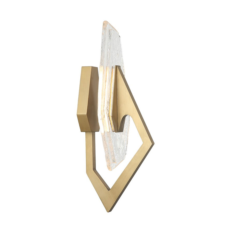 Varaluz Down the Wrong Path 1-Lt Sconce, Brass Kisser