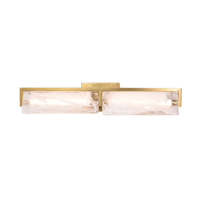 Varaluz Mingle 2-Lt Bath, Satin Brass