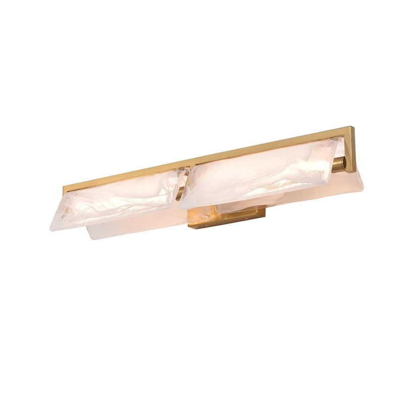 Varaluz Mingle 2-Lt Bath, Satin Brass