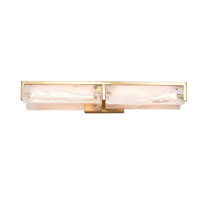 Varaluz Mingle 2-Lt Bath, Satin Brass
