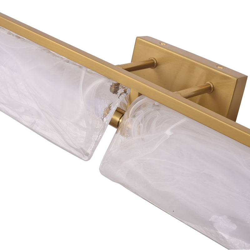 Varaluz Mingle 2-Lt Bath, Satin Brass