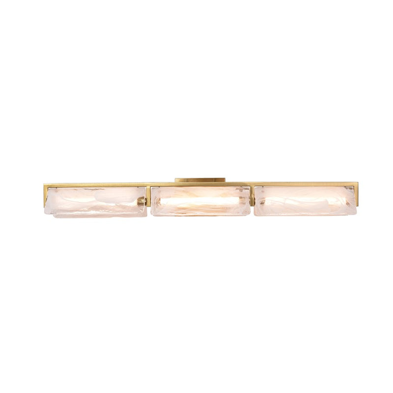 Varaluz Mingle 3-Lt Bath, Satin Brass