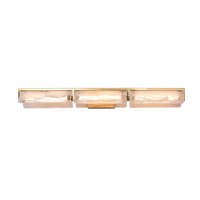 Varaluz Mingle 3-Lt Bath, Satin Brass