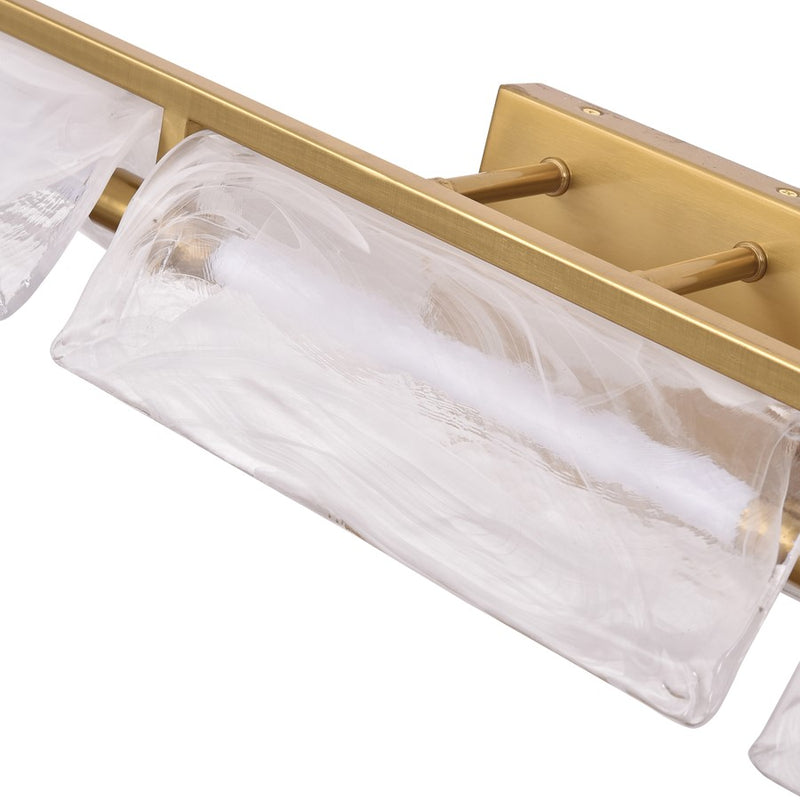 Varaluz Mingle 3-Lt Bath, Satin Brass